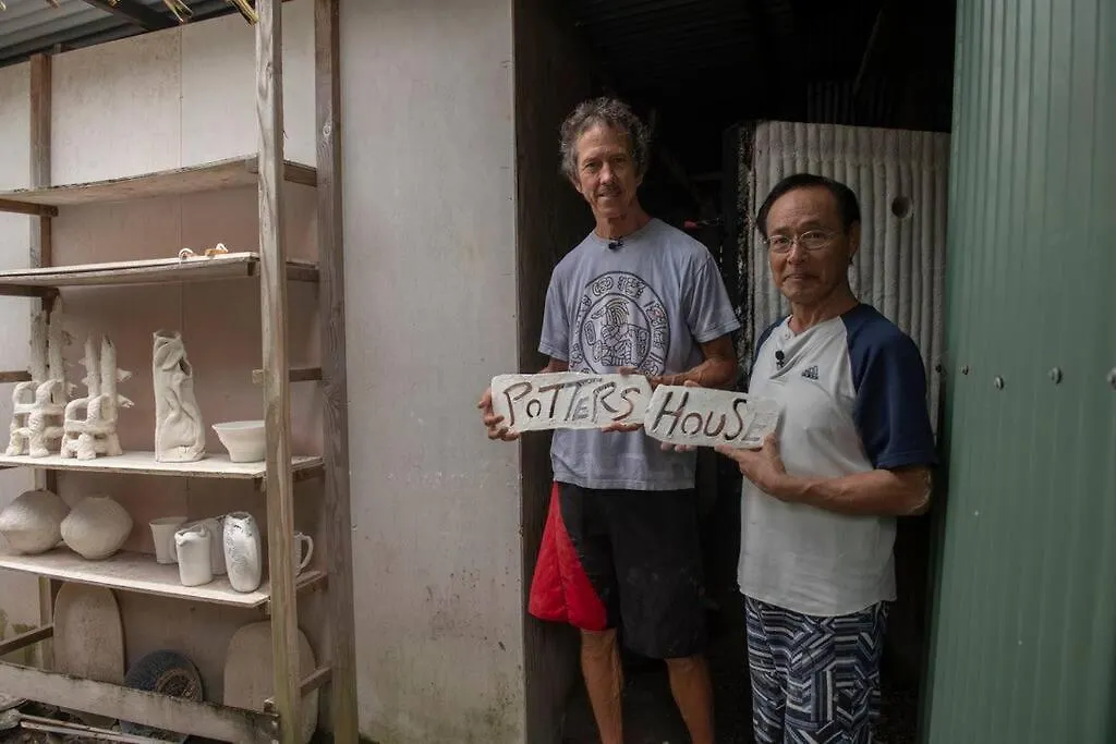 Potter House Tsukamoto Vue Sur Baie De Maroe Villa Huahine